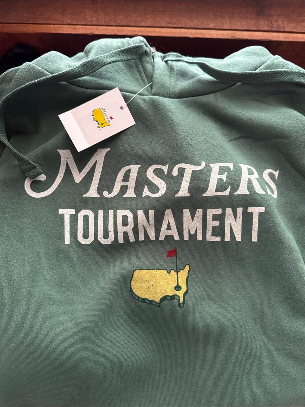 NWT Authentic Masters Tournament Logo Hoodie Green